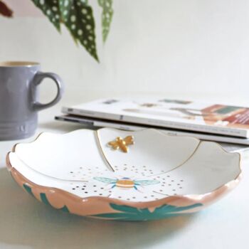 Luxe China Bee Plate, 4 of 5