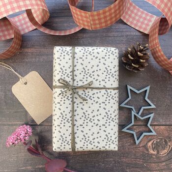 Paper Fibre Christmas Wrapping Paper, 2 of 8