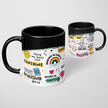 Thank You Teacher Mug Gift End Of Term Personalised, 7 of 8