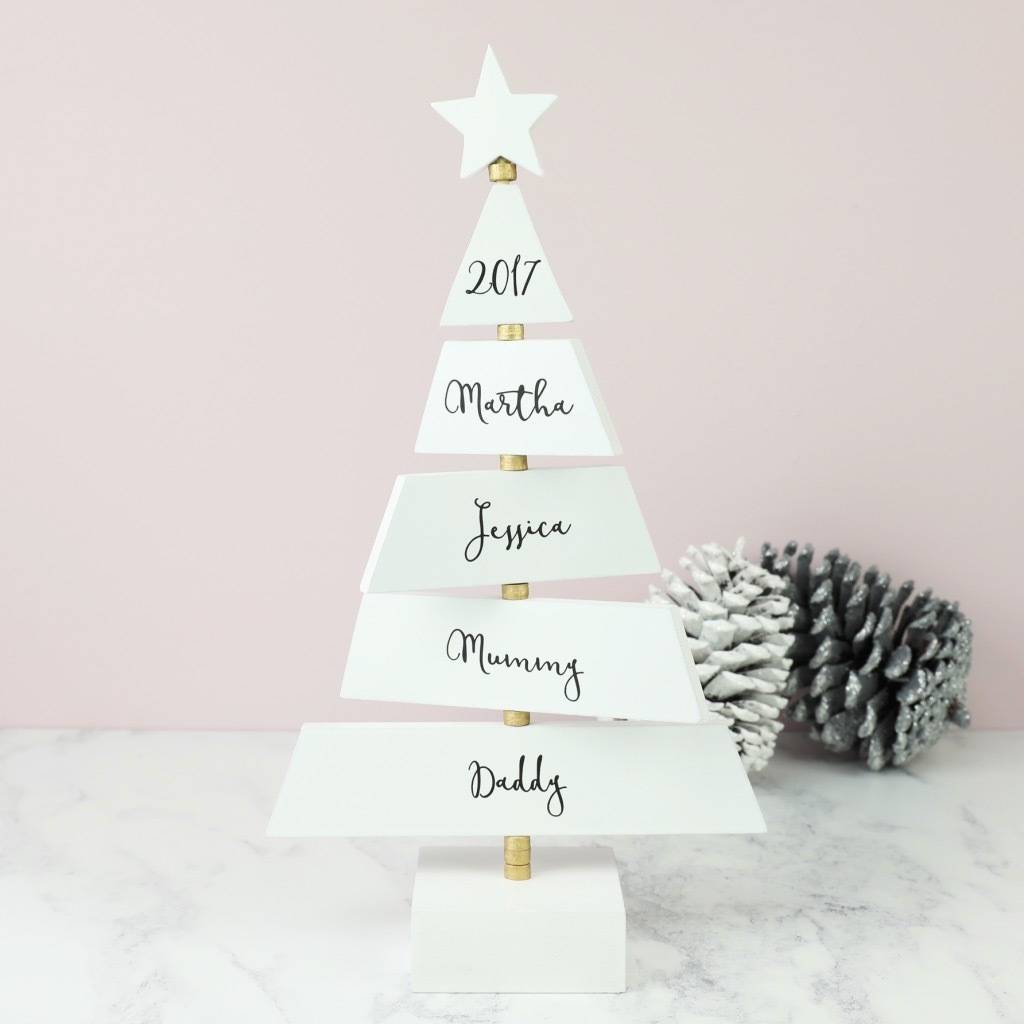 family names christmas tree by lisa angel  notonthehighstreet.com