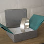 Sterling Silver Watercolour Blossom Cuff Bracelet, thumbnail 3 of 3