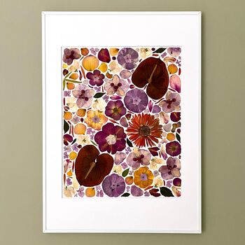 Preservation Of Your Wedding Flowers Into A Large Frame, 7 of 9