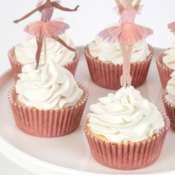 Ballerina Cupcake Kit With 24 Toppers, 3 of 10