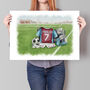 Personalised Football Shirt Print, thumbnail 4 of 7