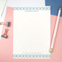 Personalised Moroccan Tiles Writing Paper, thumbnail 5 of 12
