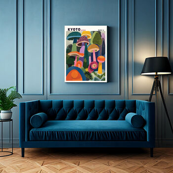 Kyoto Japanese Mushroom Art Print, 2 of 3