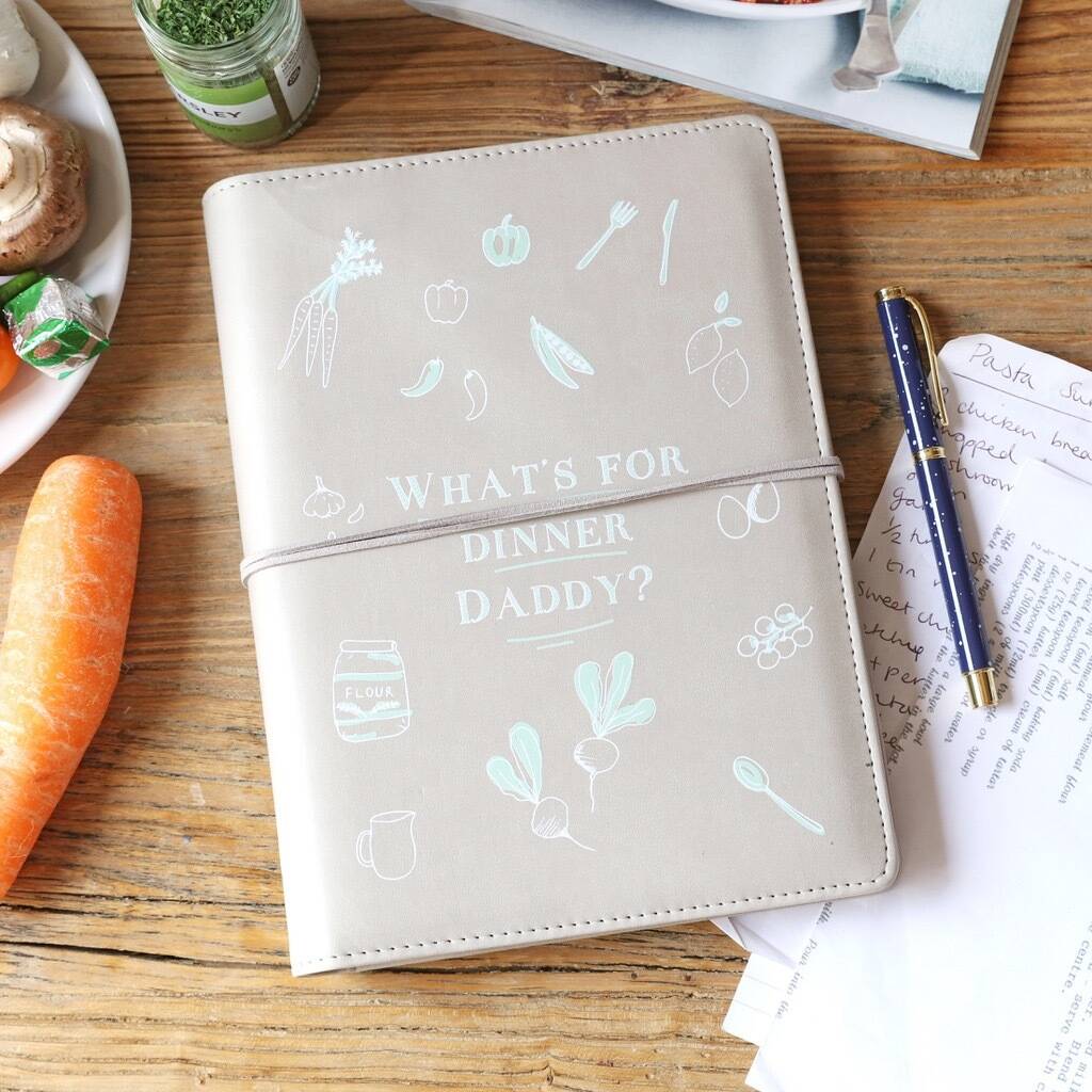 Personalised Vegan Leather Refillable Recipe Journal, 1 of 4