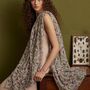 Floral Engravings Lightweight Scarf, thumbnail 4 of 4