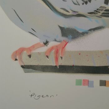 'The Pigeon' Original Stencil Edition, 3 of 9