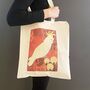 Cockatoo Bird Cotton Tote Bag, thumbnail 1 of 2