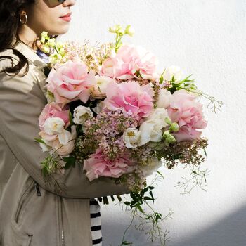 Vintage Blush Fresh Flower Bouquet, 2 of 3