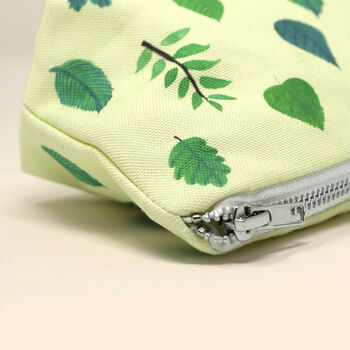 Cotton Leaf Makeup And Cosmetic Bag, 3 of 6