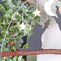 Black Cats Playing With Moon Christmas Tree Decoration, thumbnail 3 of 3
