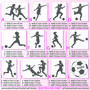 Women's Personalised Football Wall Stickers, thumbnail 5 of 7