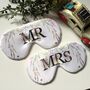 Personalised Mr And Mrs Couples Eye Mask Gift Set, thumbnail 5 of 7