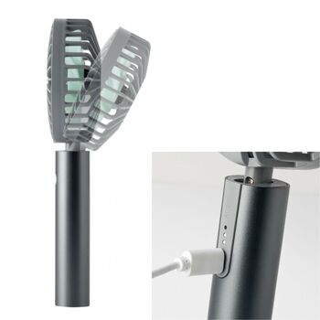 Hand Held Fan Or With Table Stand Usb Rechargeable, 9 of 9