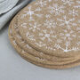 Cork Placemats And Coasters | Snowflake, thumbnail 1 of 7