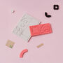 Pink Geometric Necklace Making Kit, Statment Diy Jewellery Craft Kit, thumbnail 3 of 9