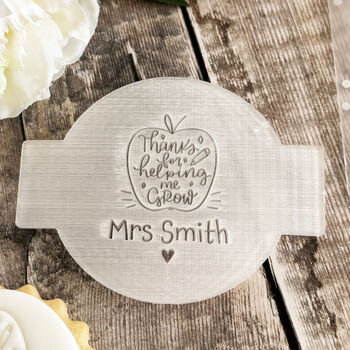 Personalised Teacher Appreciation Fondant Embosser, 5 of 9