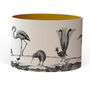 Birds Night Out Hand Gilded Lampshade, thumbnail 4 of 6