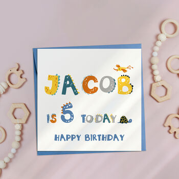 Personalised Any Age Animal Birthday Card, 3 of 3