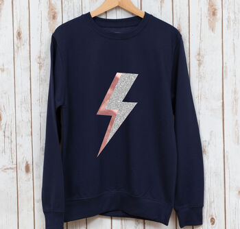 Ladies Lightning Bolt Sweatshirt, 4 of 6