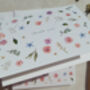 Blush Pink Roses, Gypsophila And Eucalyptus Thank You Cards, thumbnail 7 of 8