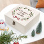 Personalised Jolly Holly Christmas Eve Box, thumbnail 1 of 10