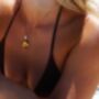 Ariel 18k Gold Pl Waterproof Pearl Necklace + Earrings, thumbnail 12 of 12