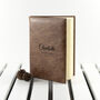 Personalised Natural Tan Leather Notebook, thumbnail 11 of 12