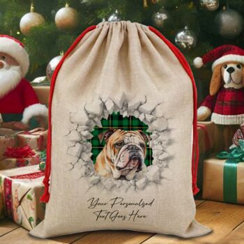 Personalised Christmas Bulldog Break Through, 6 of 10
