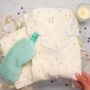 Christmas Pyjama Gift Set – Spotty Pastel Pjs With Eye Mask – Ideal For Her And Teens, thumbnail 1 of 10