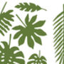 Green Tropical Leaf Decorations, thumbnail 3 of 12