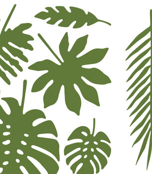 Green Tropical Leaf Decorations, 3 of 12