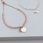 18ct Rose Gold Plated Personalised Birthstone Bracelet, thumbnail 5 of 10