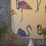 Flamingo Vintage Silk Sari Lampshade, thumbnail 4 of 5