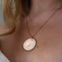 'Be True To Yourself' Engraved Coin Necklace, thumbnail 1 of 7