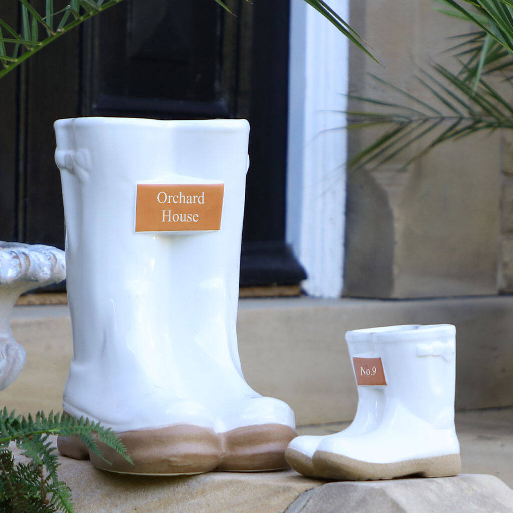 ceramic wellington boot