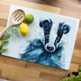 Inky Badger Extra Large Glass Worktop Saver, thumbnail 6 of 6