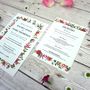 Floral Bloom Wedding Stationery, thumbnail 5 of 12