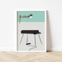 Rhodes Electric Piano Print | Instrument Music Poster, thumbnail 3 of 11