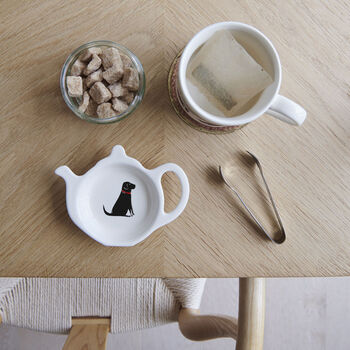 Black Labrador Dog Coaster Gift For Dog Lovers, 7 of 12