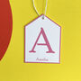 Personalised Initial Gift Tag - Small, thumbnail 6 of 8