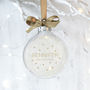 Personalised Super Couple Bauble, thumbnail 1 of 6
