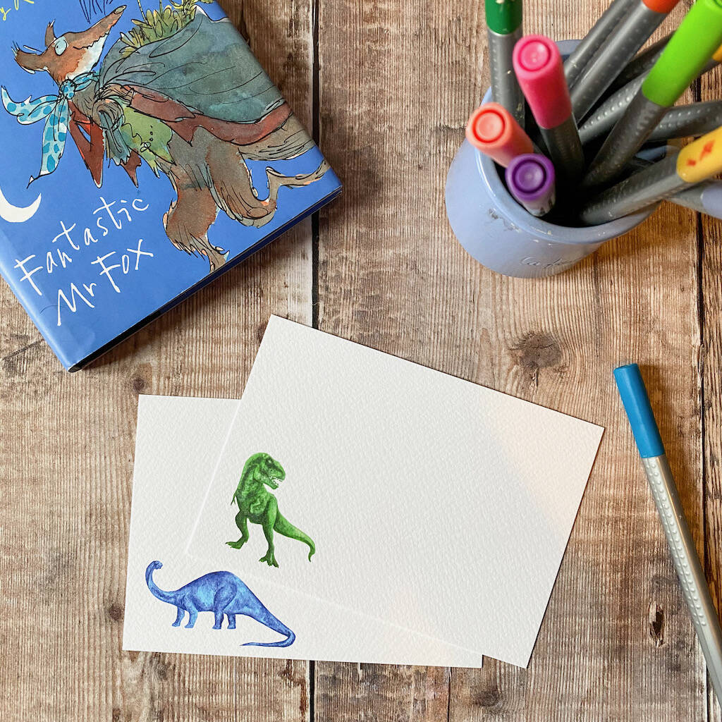 Dinosaur Notecards, 1 of 3