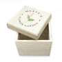 Personalised Gardener's Stylish Floral Wooden Seed Box, thumbnail 2 of 3