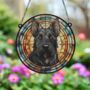 Scottish Terrier Stained Glass Effect Suncatcher, thumbnail 3 of 5