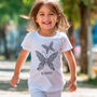 Personalised Butterfly T Shirt To Colour In, thumbnail 1 of 4