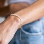 Gold Plated Sterling Silver Freshwater Pearl Bracelet, thumbnail 1 of 5