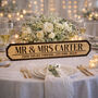 Personalised Wooden Wedding Road Sign Decoration, thumbnail 4 of 4